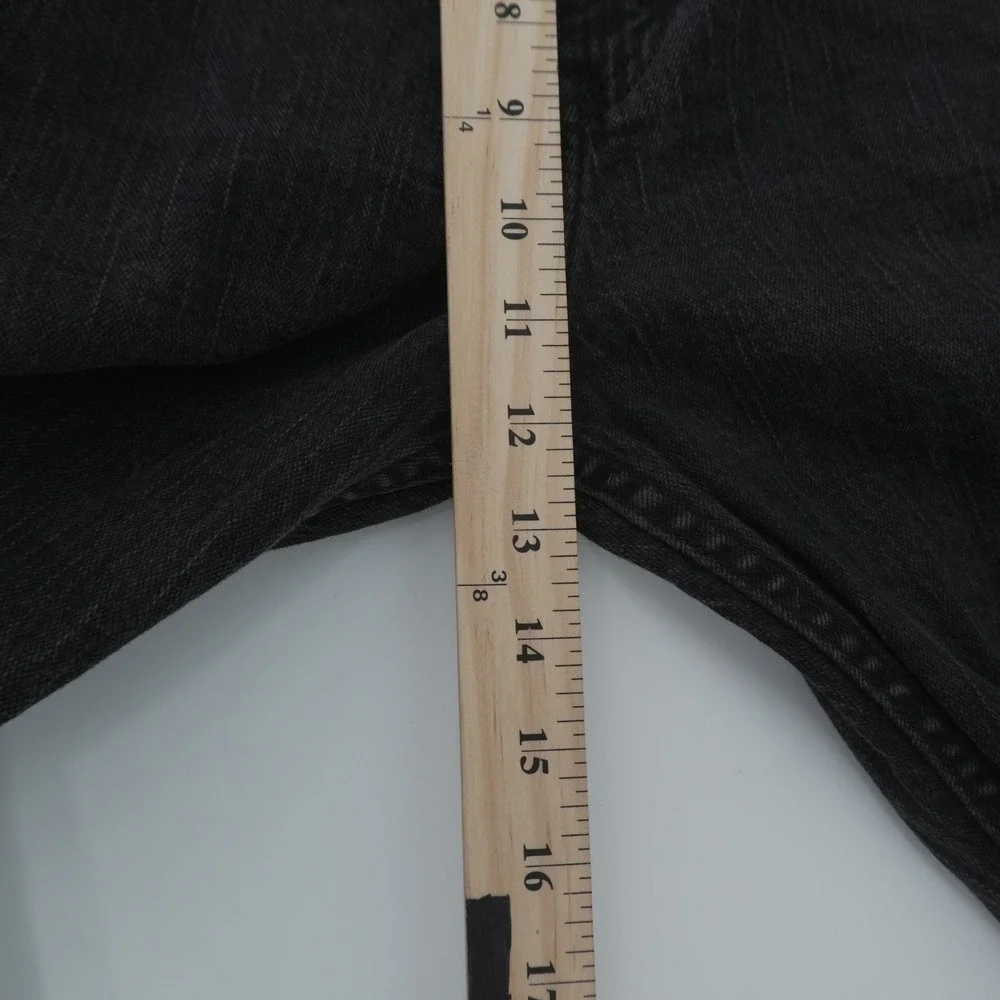 Levi's 569 Loose Straight Jeans Mens 40x32 Black Faded Denim Relaxed Fit